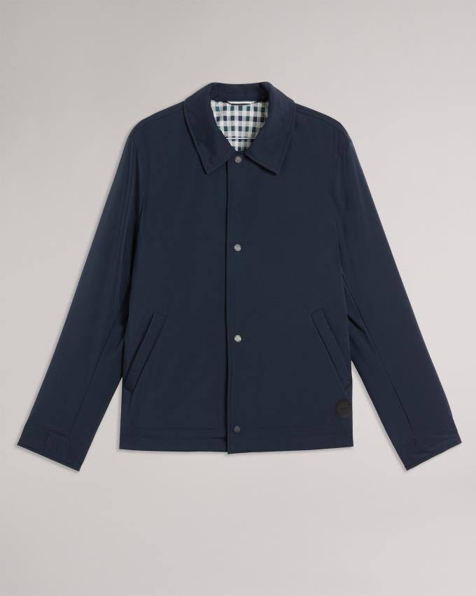 Veste Ted Baker Showerproof Wadded Coach Bleu Marine Homme | NPH-01329857